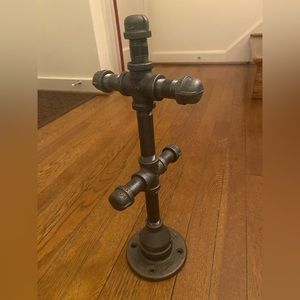 Copper pipe coffee cup holder / Jewelry Holder